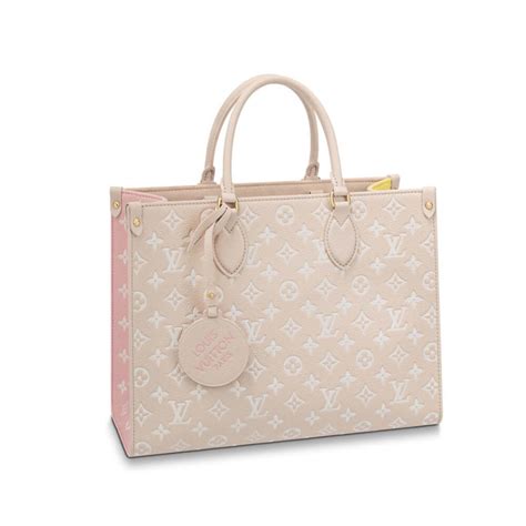 pink louis vuitton on the go|Louis Vuitton onthego mm bag.